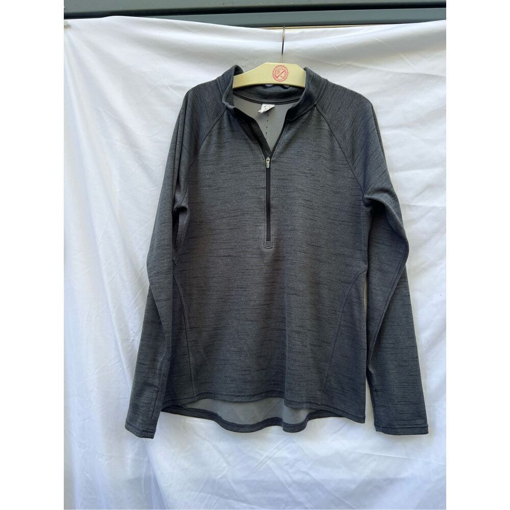 Champion Grey 1/4 Zip Woman’s Top Size Large